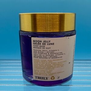 TRULY Moon Jelly Sleep Mask in Purple Jar with Gold Lid
